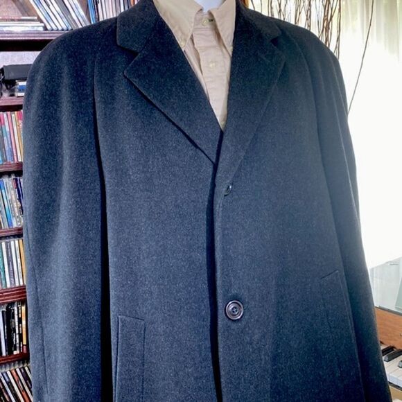 Vintage Crombie Seal Skin Wool Top Coat - Picture 6 of 11